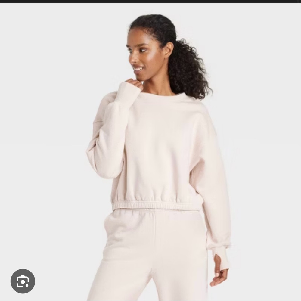 JoyLab Beige Sweatshirt and pants